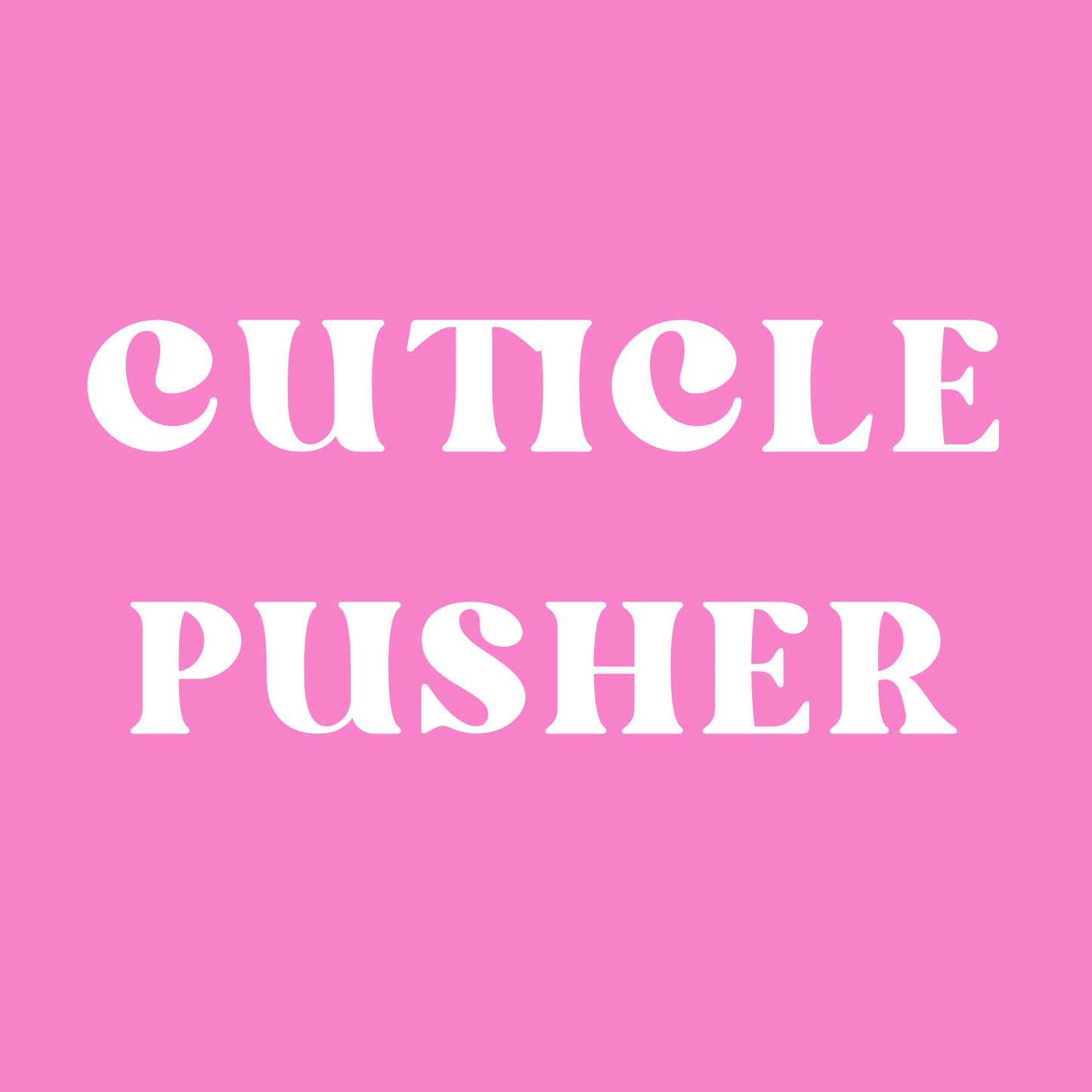 Cuticle Pusher